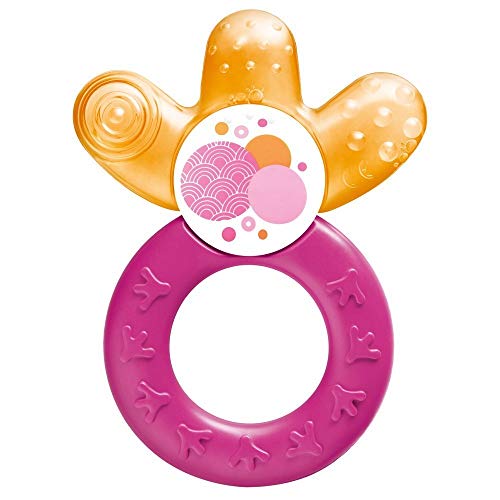 MAM Kühlbeißring 4+ Monate - Berückstieg der Hinterzähne mit kühlendem und beruhigendem Wirkung - Ideal für Kleink