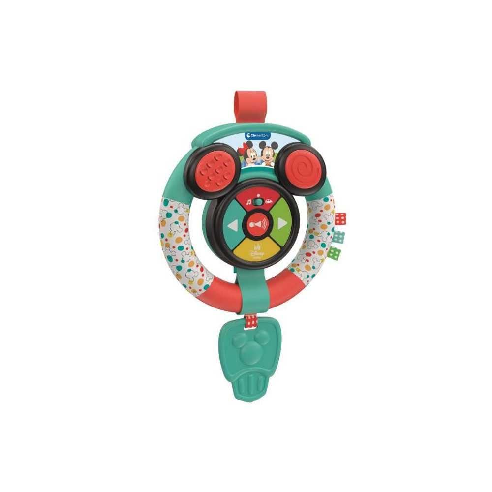 Clementoni Baby Disney Weiches Lenkrad für Kinder ab 6 Monaten | Förderung der Geschicklichkeit und kognitive Entwicklun