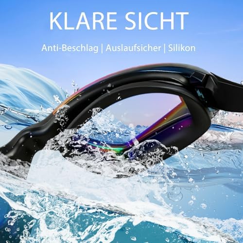  Schwimmbrille Antibeschlag UV-Schutz Herren Damen Kinder 10+
| Taucherbrille Kinder 10 Jahre Schwimmbrille Erwachsene
|