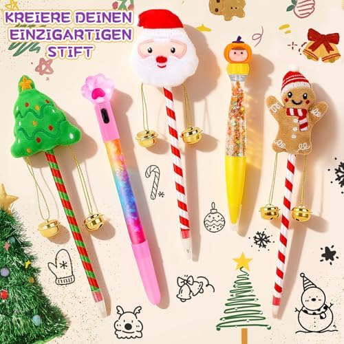 Selber Machen Stifte Set DIY Personalisierte Stifte für Kinder Stifte Atelier Weihnachtsgeschenke für Mädchen & Jungen